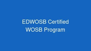 Economically Disadvantaged Women-Owned Small Business certified badge